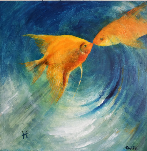 " R Y B Y",, 60x60cm, olej, pl. — foto 2