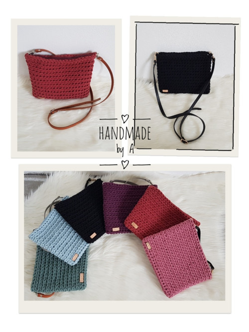 Háčkovaná crossbody kabelka — foto 2