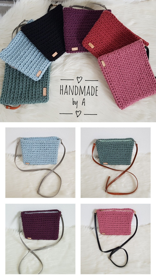 Háčkovaná crossbody kabelka — foto 3