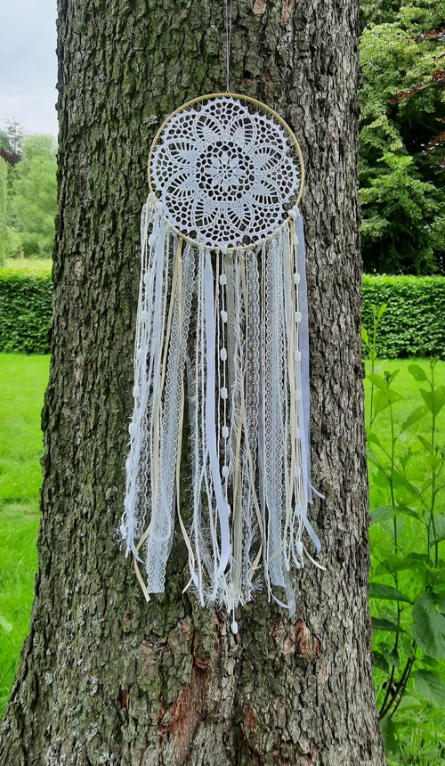 Bílý lapač snů - velikost M — foto 4