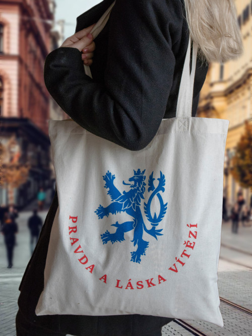 Bavlněné tašky Pravda a láska vítězí — foto 4