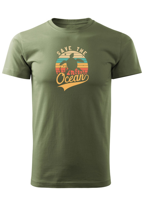 Pánské tričko "Save the Ocean" — foto 3