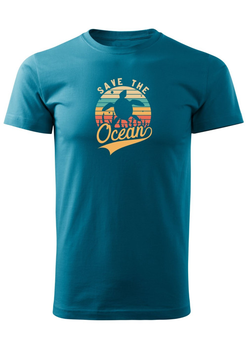 Pánské tričko "Save the Ocean" — foto 4