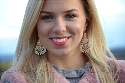 Náušničky čipka — foto 2
