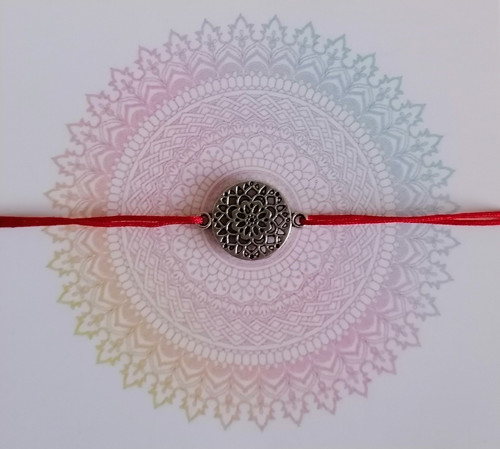 Kabbalah/šňůrkový náramek mandala — foto 2
