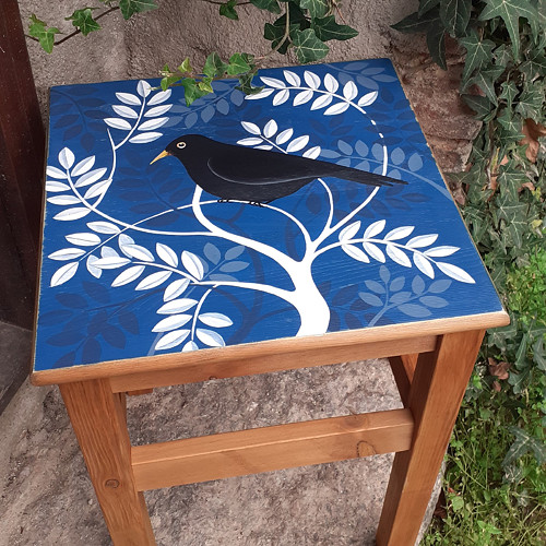 ,,Kos,, - malovaná stolička 4. — foto 3