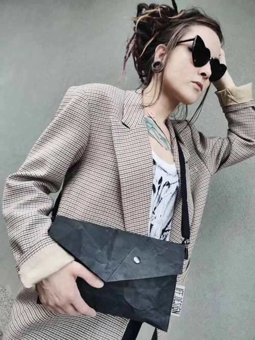 Papírová kabelka // black crossbody — foto 2