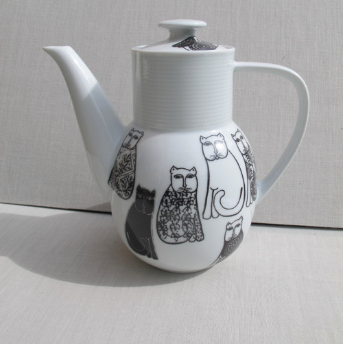 Porcelánová konvice kočičí° — foto 2