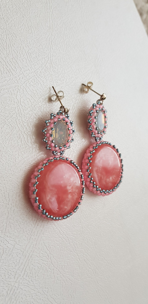 Náušnice pink — foto 3