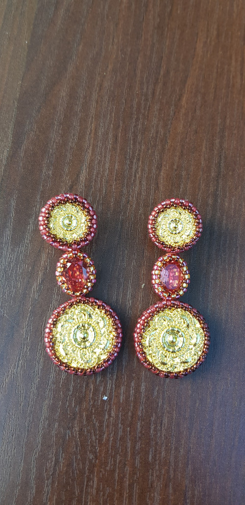 Náušnice gold — foto 3