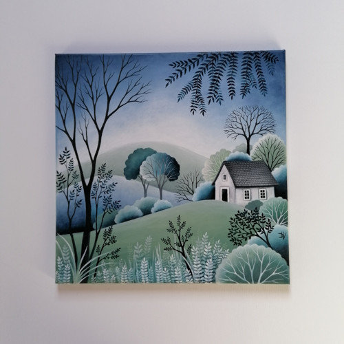 Mlhavé ráno (40x40cm) — foto 4