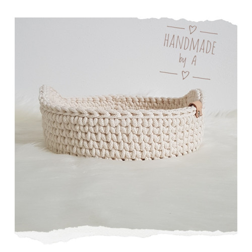 Háčkovaný podnos - průměr 25cm — foto 2
