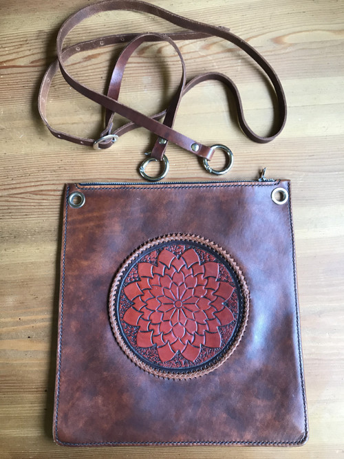 Kožená Taška - Mandala — foto 6