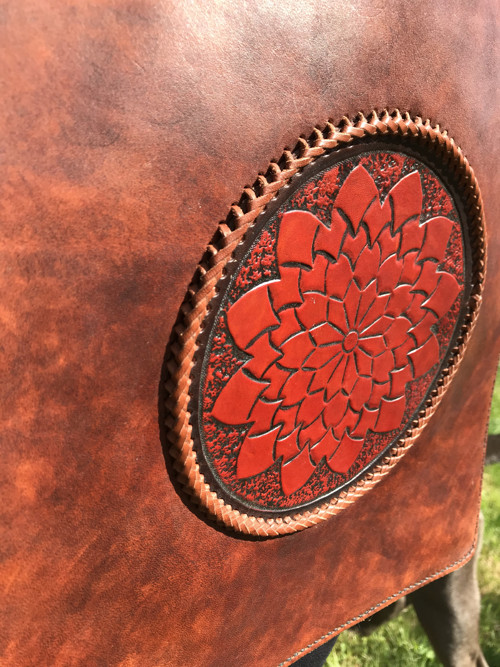 Kožená Taška - Mandala — foto 3