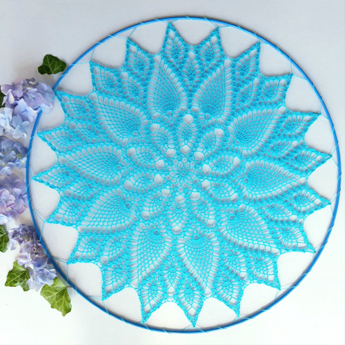Tyrkysová mandala — foto 3
