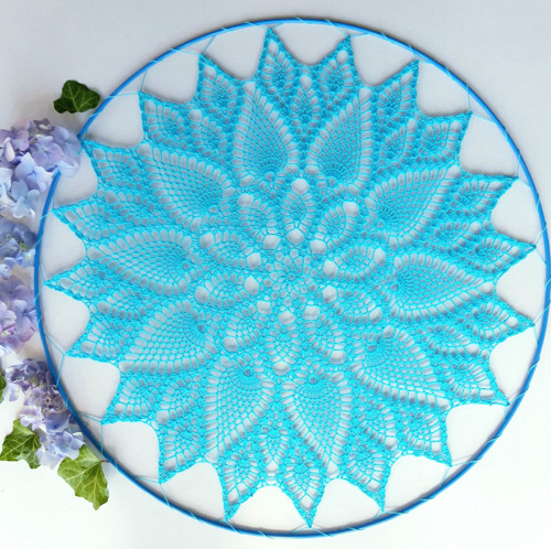 Tyrkysová mandala — foto 6
