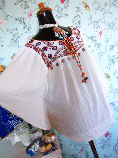 Tunika vyšívaná boho hippie — foto 3
