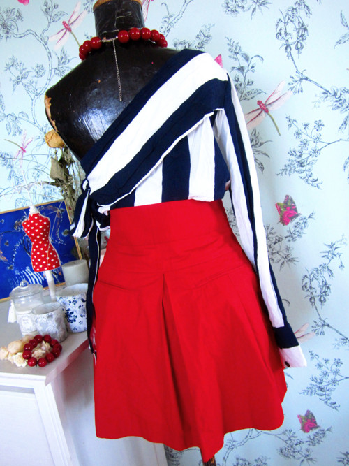 Minisukně retro red — foto 3