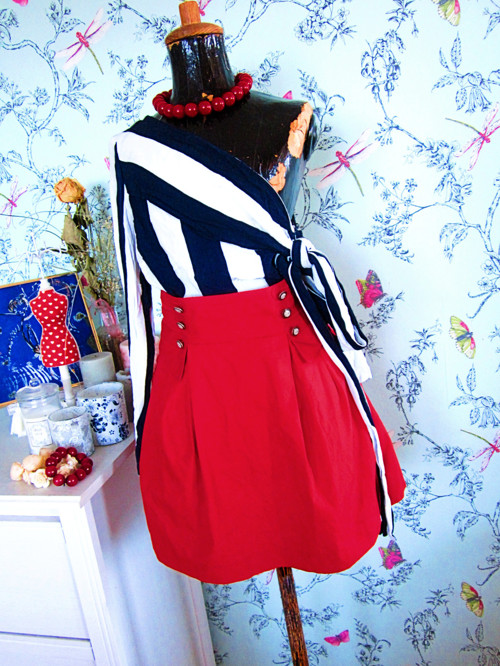 Minisukně retro red — foto 2