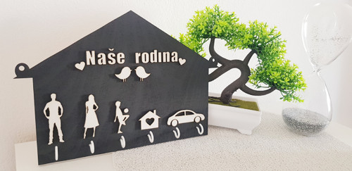 Věšák na klíče rodinný — foto 4