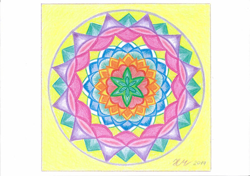 Mandala-Leknín plný lásky — foto 2