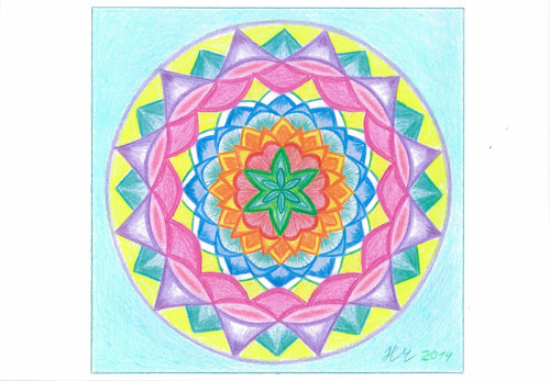 Mandala-Leknín plný lásky — foto 3
