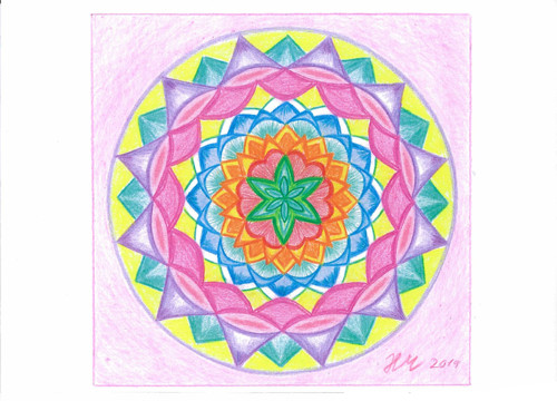 Mandala-Leknín plný lásky — foto 4