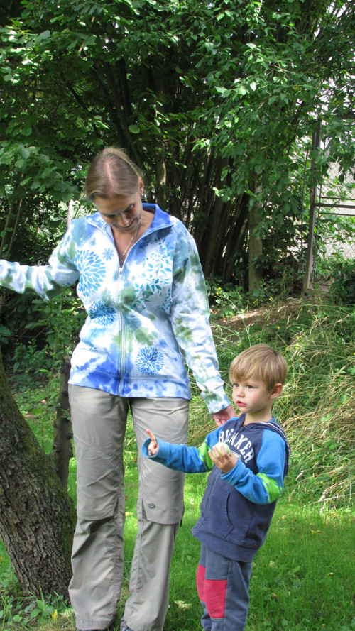 Dámská batikovaná mikina — foto 3