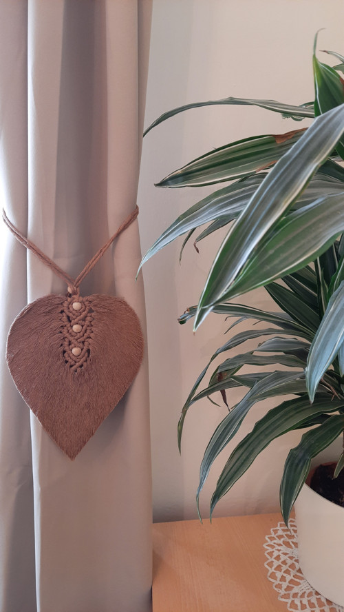 Macramé spona na závěs — foto 2