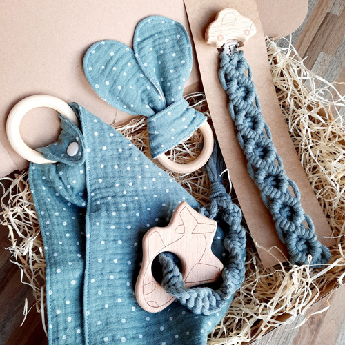 Newborn box - dárkový set pro miminko DARK MINT — foto 2