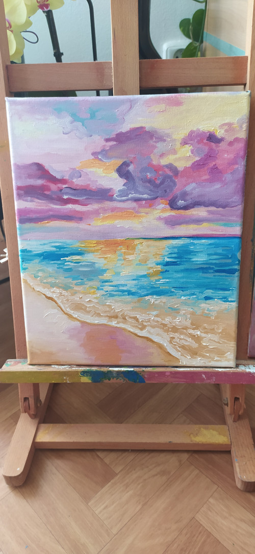 Pláž - 30 × 25cm — foto 3