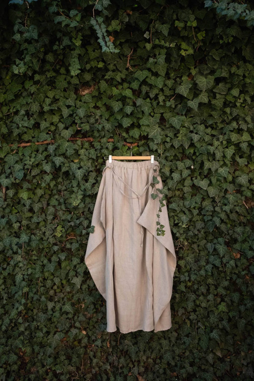 Lněná sukně — foto 3