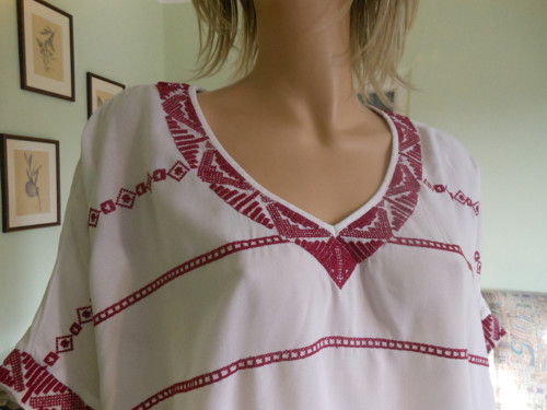 Vyšívaná boho, etno tunika, vel.UNI — foto 3
