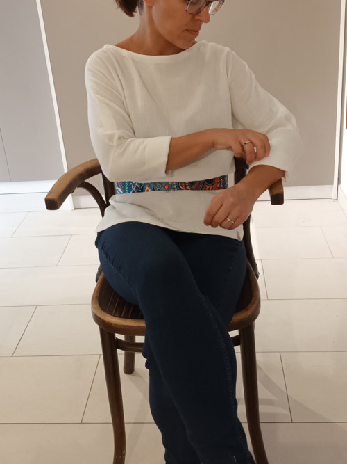 Bílá tunika z mušelínu — foto 3