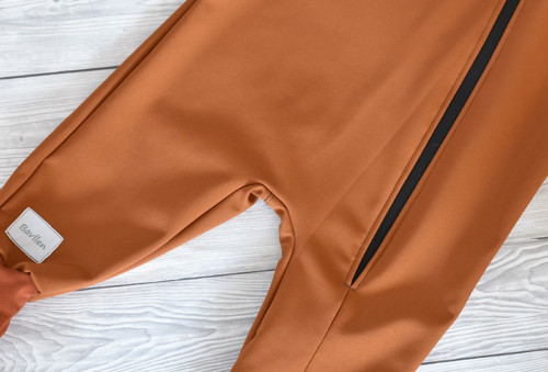 Softshell overal - KARAMEL vel. 92/98 SKLADEM — foto 3