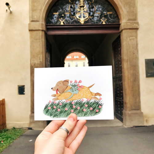 Pohlednice Šťastné štěňátko — foto 2