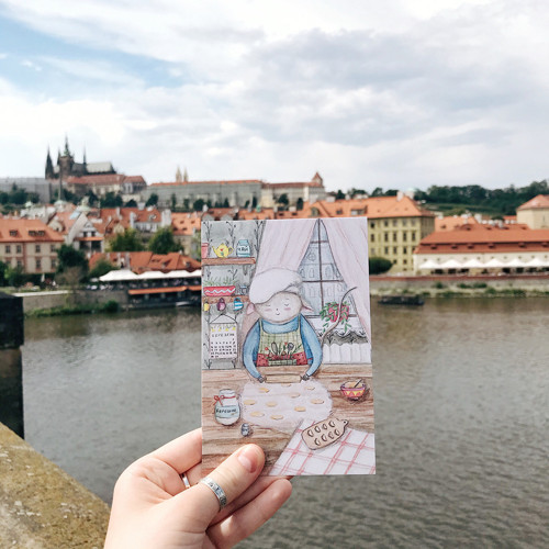 Pohlednice Myška v kuchyni — foto 2