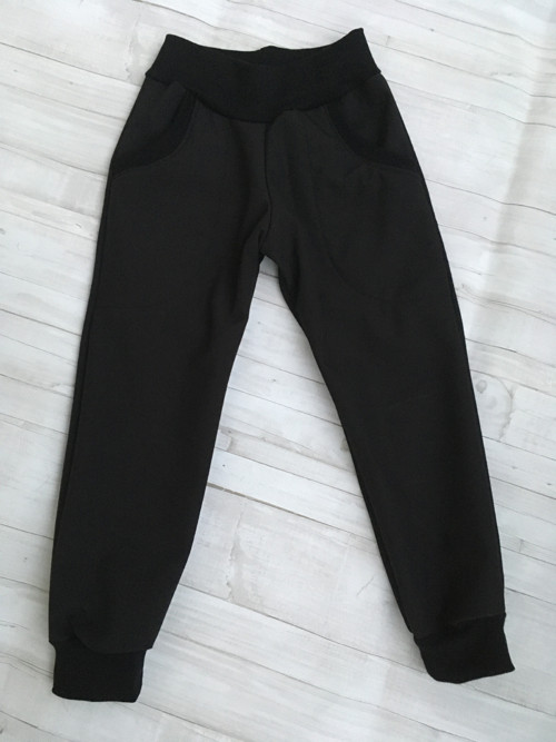 Softshell kalhoty podzim černá — foto 3