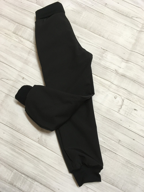 Softshell kalhoty podzim černá — foto 5