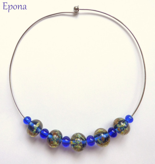 Simply blue.....(náhrdelník) — foto 3