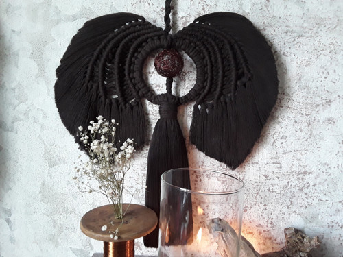 Mega-anděl macramé " Hořká čokoláda " — foto 2