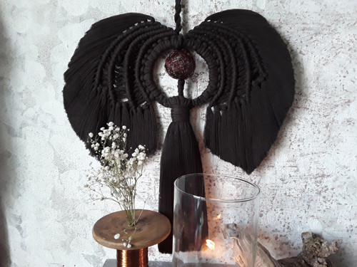 Mega-anděl macramé " Hořká čokoláda " — foto 6