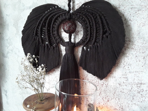 Mega-anděl macramé " Hořká čokoláda " — foto 5