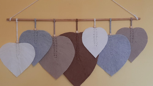 Dekorace Macramé listy 7 — foto 3