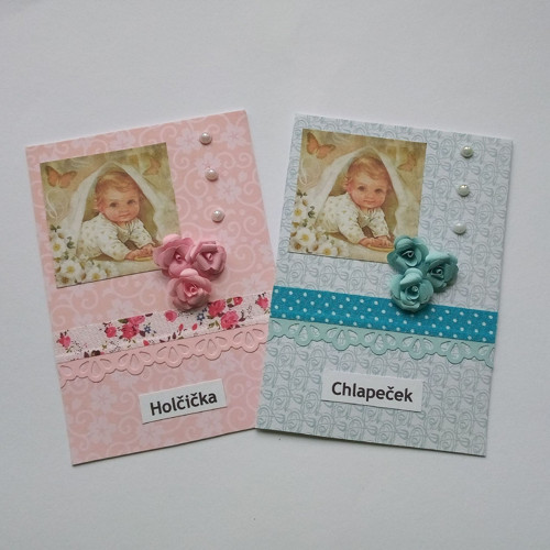 Přání - holčička / k narození miminka — foto 2