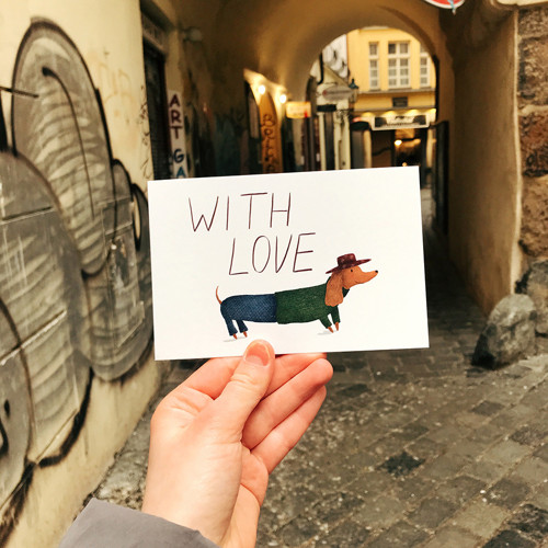 Pohlednice With love — foto 2