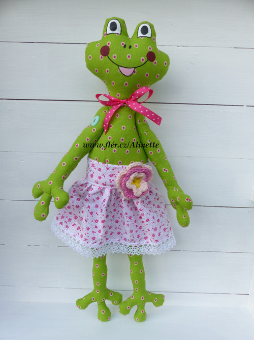 Velká žabka Amálka - 40cm — foto 2
