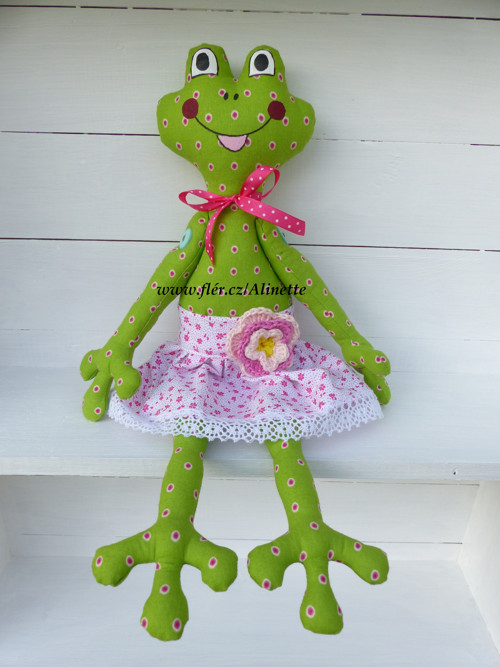 Velká žabka Amálka - 40cm — foto 3