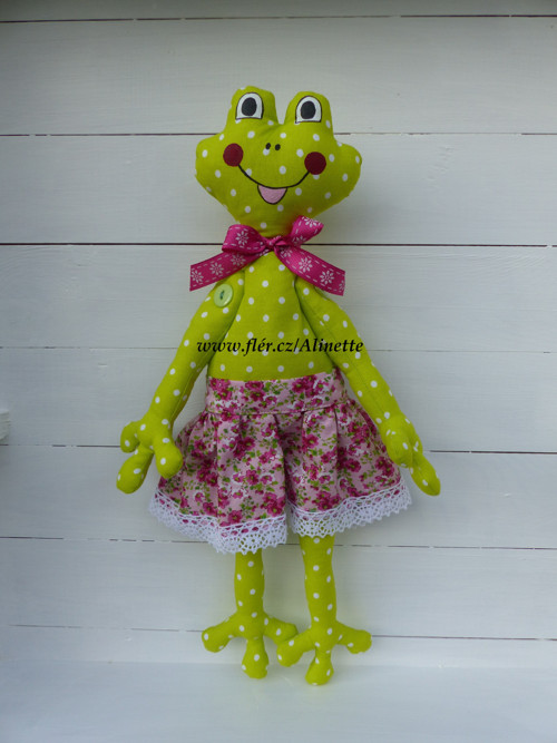 Velká žabka Baruška - 40cm — foto 2
