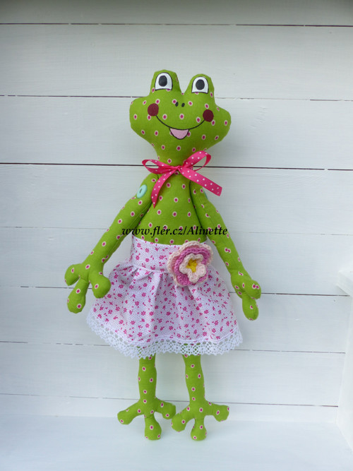 Velká žabka Amálka - 40cm — foto 4